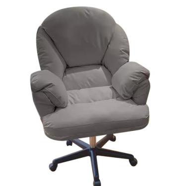 Imagem de Cadeira ergonômica giratória para jogos – Cadeira de mesa confortável e levantável para videogames, estudo, escritório, quarto e varanda