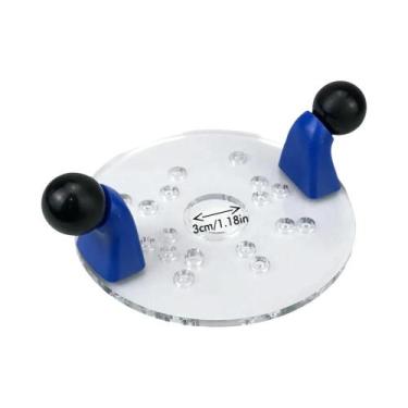 Imagem de Base De Tupia De Madeira Com Dupla Alça E Guia Fixa Para Fresagem E Gr