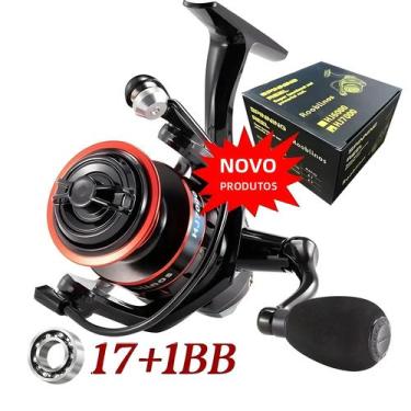 Imagem de Carretel de pesca giratório HJ, carretel de pesca preventivo de corros