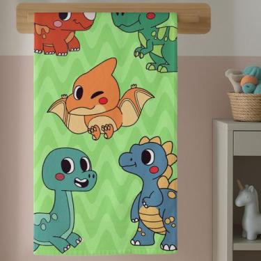 Imagem de Toalha Estampa Dino Baby Dinossauro Infantil Banho Praia Natação Color