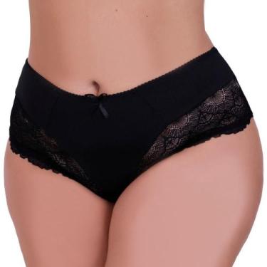 Imagem de Calcinha Plus Size com detalhe de Renda Tanga Grande - C7 CALCINHA VAL