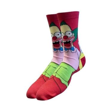 Imagem de Meias De Skate Unissex De Algodão Com Estampa De Anime Harajuku, Meias