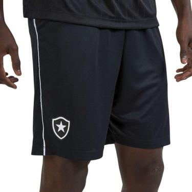 Imagem de Bermuda Braziline Botafogo Tocaia Masculina - Preto G-Masculino