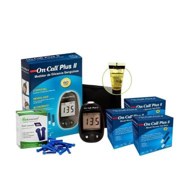 Imagem de Monitor De + 150 Tiras + 100 Lancetas + 1 Líquida