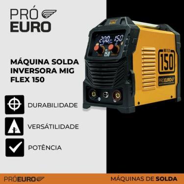 Imagem de Máquina de Solda Multiprocesso MIG Flex 150A Bivolt - Pró Euro