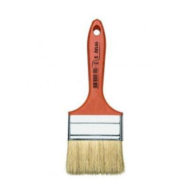 Imagem de Pincel com Cerdas Médias Brancas 3" - Atlas - 396/7 - Unitário - ATLAS