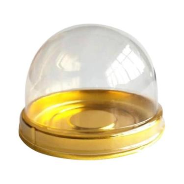 Imagem de 50 Caixas Plásticas Para Bolos, Suprimentos Para Festas, Embalagem De 