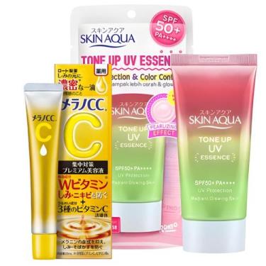 Imagem de Kit Hada Labo Sérum Premium + Protetor Happines