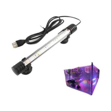 Imagem de Luz LED Para Aquário Com Plug USB 18-58cm, Lâmpada Submersível À Prova