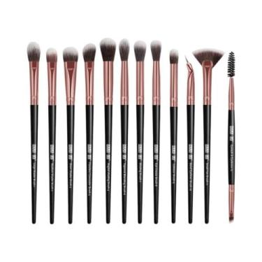 Imagem de Conjunto De 12 Pincéis De Maquiagem Para Olhos Maange, Pincéis Para So