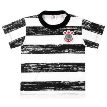 Imagem de Camiseta Bebê Corinthians Listras Oficial