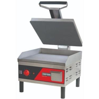 Imagem de Chapa Elétrica C/ Prensa 45x40cm Ce042t Inox Croydon 220v