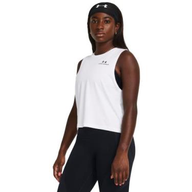 Imagem de Regata de Treino Under Armour Vanish Energy Feminina, Branco, G