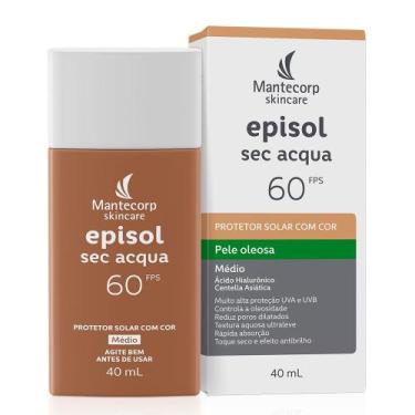 Imagem de Protetor Solar Facial Episol Sec Acqua FPS 60 Médio - 40ml