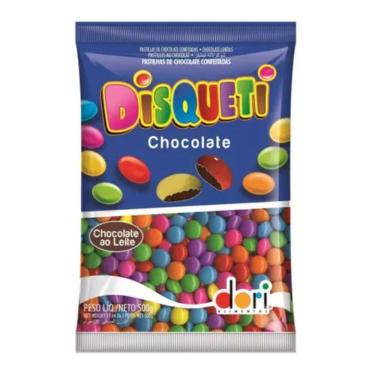 Imagem de Chocolate Confeito Disqueti Chocolate Dori 500g