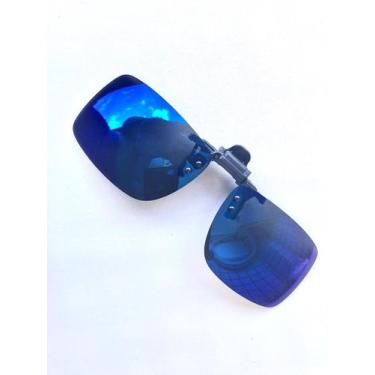 Imagem de Lentes Clip On Polarizadas Para Óculos Proteção U V 400 - VINKIN, Azul
