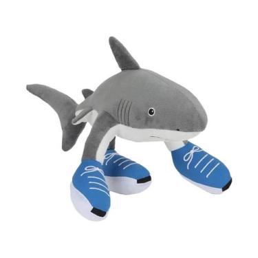 Imagem de Boneco De Pelúcia Infantil Tubarão Engraçado Tralalelo Sahur Brinquedo