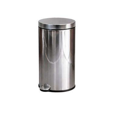 Imagem de Brinox - Lixeira com Pedal e Balde 30L Decorline - Aço Inox