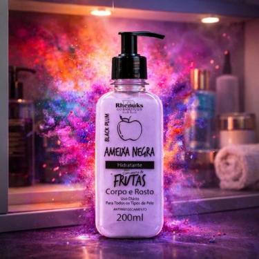 Imagem de Hidratante Corporal Ameixa Negra Rhenuks 200ml Perfumado Pele Macia Us