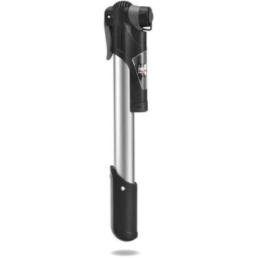Imagem de Mini Bomba De Ar De Aluminio Com Manometro 80PSI MULTIKIDS