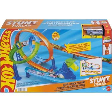 Imagem de Kit Pista Hot Wheels Action Lanca e Bate Mattel MATTEL