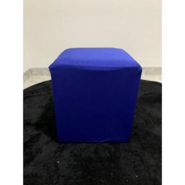 Imagem de Capas De Puff Quadrado 35 cm x 35 cm Malha Com Elástico Oferta Linda -