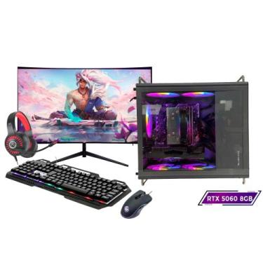Imagem de Computador Gamer Intel i9 11ª 32gb Ram, Ssd 1tb, Rtx 5060 8gb, Monitor