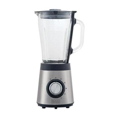 Imagem de Liquidificador Black+Decker, com Corpo em Inox e Jarra de Vidro, Gourm