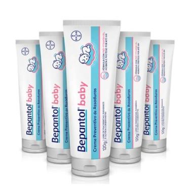 Imagem de Kit com 5 Cremes Pomada de Assadura 120gr Cada - Bepantol