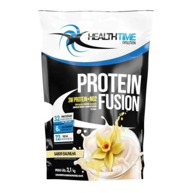 Imagem de Whey Protein Health 3W Fusion Baunilha 2,1kg Com BCAA e Glut - Congrat