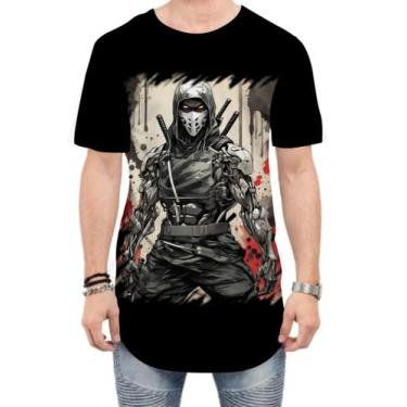 Imagem de Camiseta Longline Ciborgue Ninja Robô Espreita 1 - Kasubeck Store®, GG