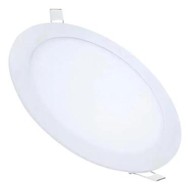 Imagem de Plafon Led Redondo Embutir 18w Ourolux 6500k - Congratulations Store