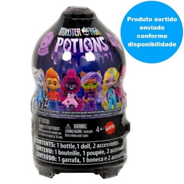 Imagem de Mini Boneca Monster High Surpresa - Mini Bola De Cristal - Sortido - Mattel