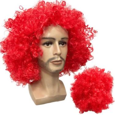 Imagem de Peruca black power super volumosa vermelho - LIONSWIG