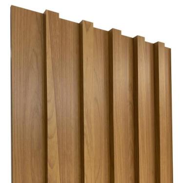 Imagem de Painel Ripado em Placa 100% MDF 134x183cm (2,45m²) - Pradel Móveis