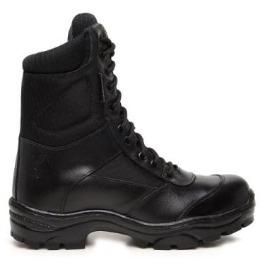 Imagem de Bota Coturno Militar Policial ThaBel Invader Preto, Preto, 40