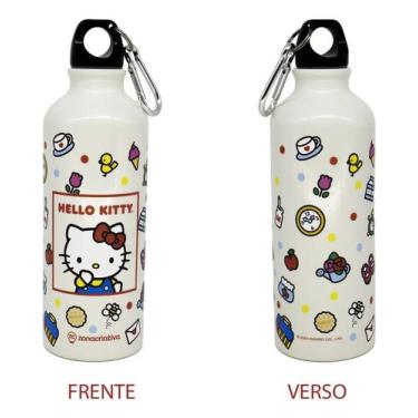 Imagem de Garrafa Hello Kitty Alumínio 500ml Licenciada - Zona Criativa