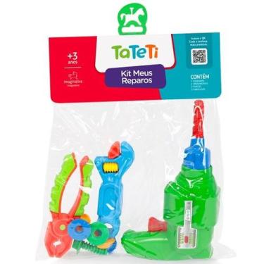 Imagem de Kit Meus Reparos Ferramentas Gerais Calesita 0459 Verde