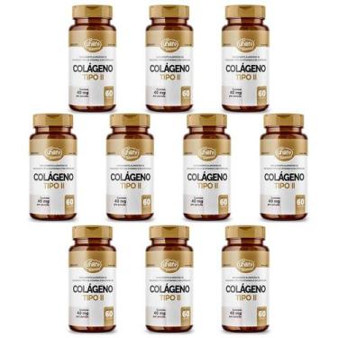 Imagem de KIT 10 COLÁGENO TIPO 2 VITAMINA D 60 Cáps UNILIFE VITAMINA D3 