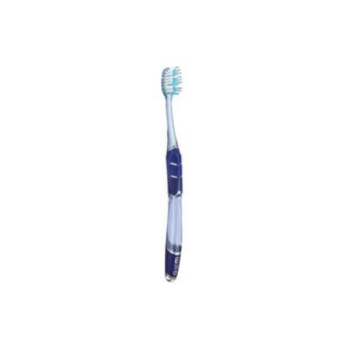 Imagem de Escova Dental Techinique Deep Clean Macia c/ Tampa Protetora - GUM, Az