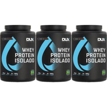 Imagem de Kit 3X Whey Protein Isolado - 900g Cookies - Dux Nutrition