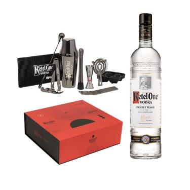 Imagem de Kit Home Bar Gipsy com Vodka Ketel One 1L