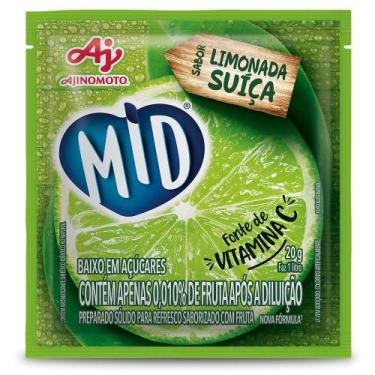 Imagem de Refresco Em Pó Mid Sabor Limonada Suiça 20G - MID®