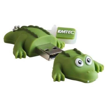 Imagem de Pen Drive EMTEC Jungle Crocodilo 8GB - Emtec