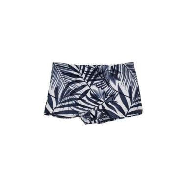 Imagem de Sunga Boxer Estampada Infantojuvenil Moda Praia Verão - Corpo dourado 
