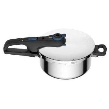 Imagem de Panela De Pressão 4L Trendy Rochedo EI40 - Inox, 4L, Inox