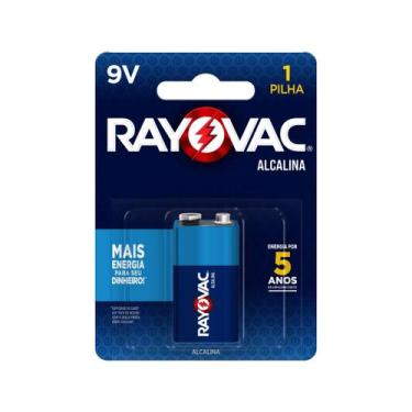 Imagem de Bateria Alcalina 9v Rayovac Cartela Com 01 Unidade F108