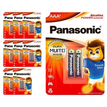 Imagem de 18 Pilhas Alcalinas Aaa Panasonic (9 Cart)