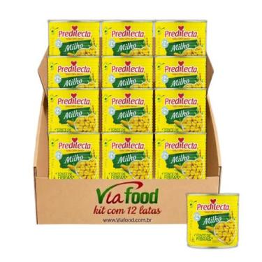 Imagem de Kit Com 12 Latas de Milho Verde Predilecta Kit 12 Latas Milho Verde Pr