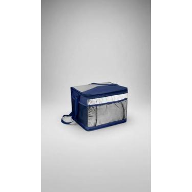 Imagem de Bolsa Térmica 20 Litros Poliéster Azul - Congratulations Store